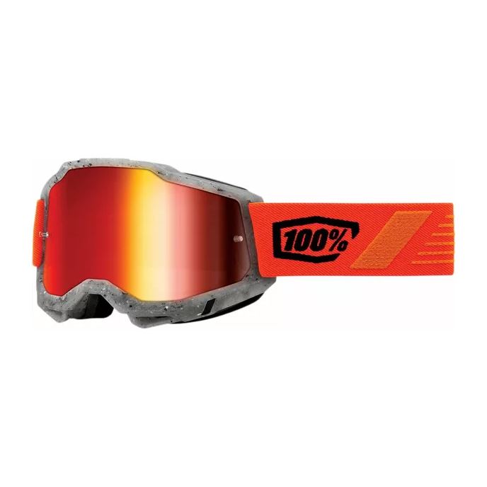 100% MX Goggles Accuri 2 Schrute Red Mirror